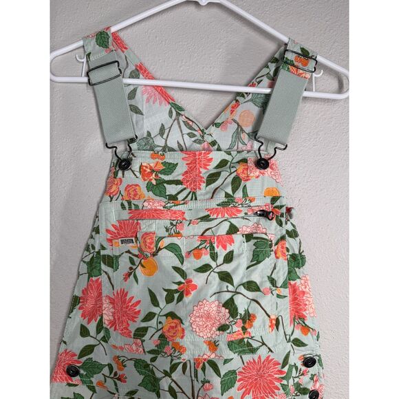 Duluth Trading Womens Heirloom Gardening Short Overalls Sz XS Gorpcore Cargo - Picture 2 of 8